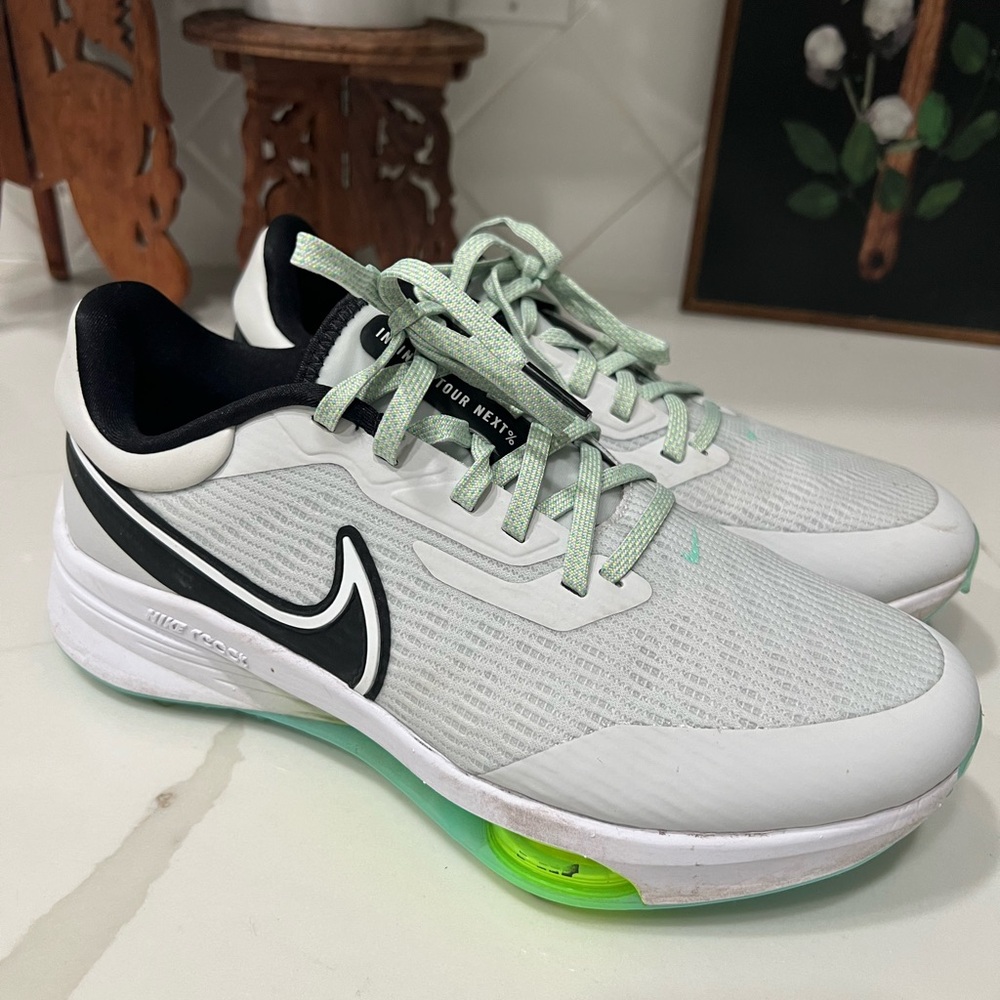 Nike Air Zoom Infinity Tour NEXT% Wide Photon Dust Emerald 7.5/8